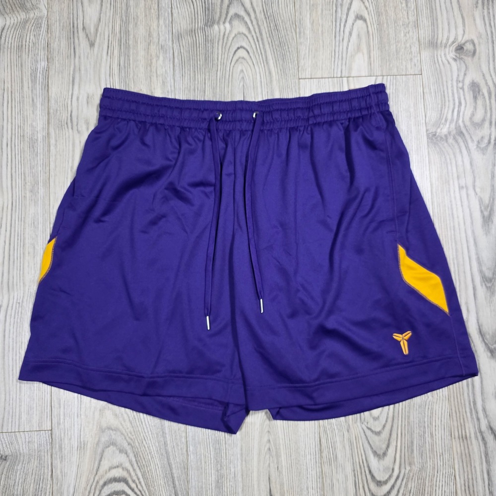 Nike Kobe Dri-FIT 6 Basketball Shorts - Purple and Gold  - Men Large NWT